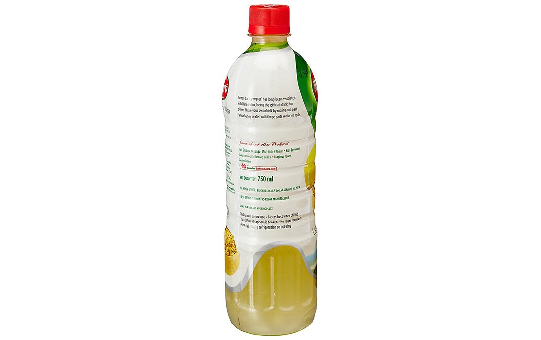 Mapro Restore Lemon Barley Water    Plastic Bottle  750 millilitre